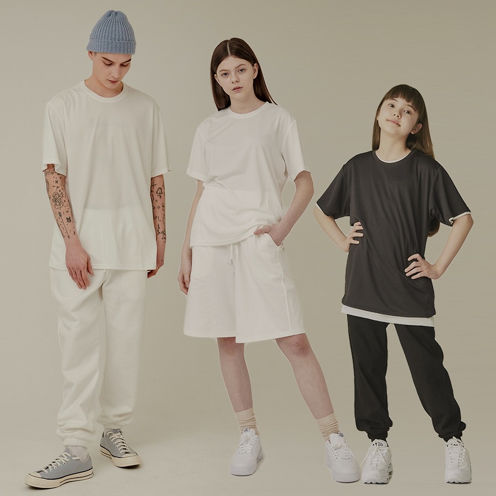 여름 쿨론 패밀리룩 [필잇 6color ] 키즈110~남녀공용6XL