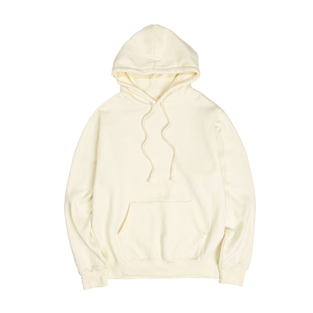 25 Heavy Blend Fleece-lined Cream 기모 후드