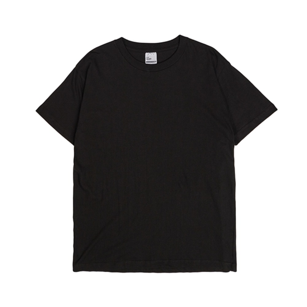 12 Essential 16s Short Sleeve Black T-Shirt (8 color)