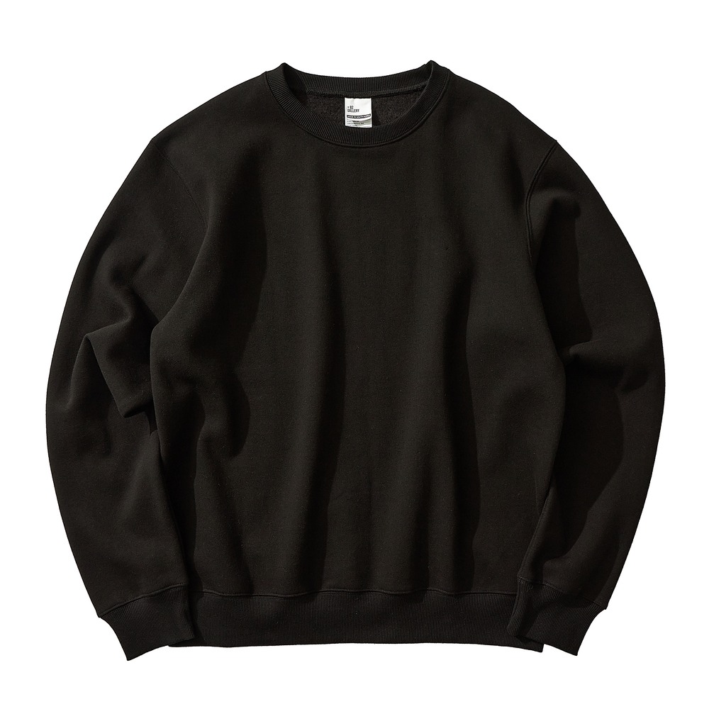 13 Heavy Blend Fleece-lined Black 기모 맨투맨