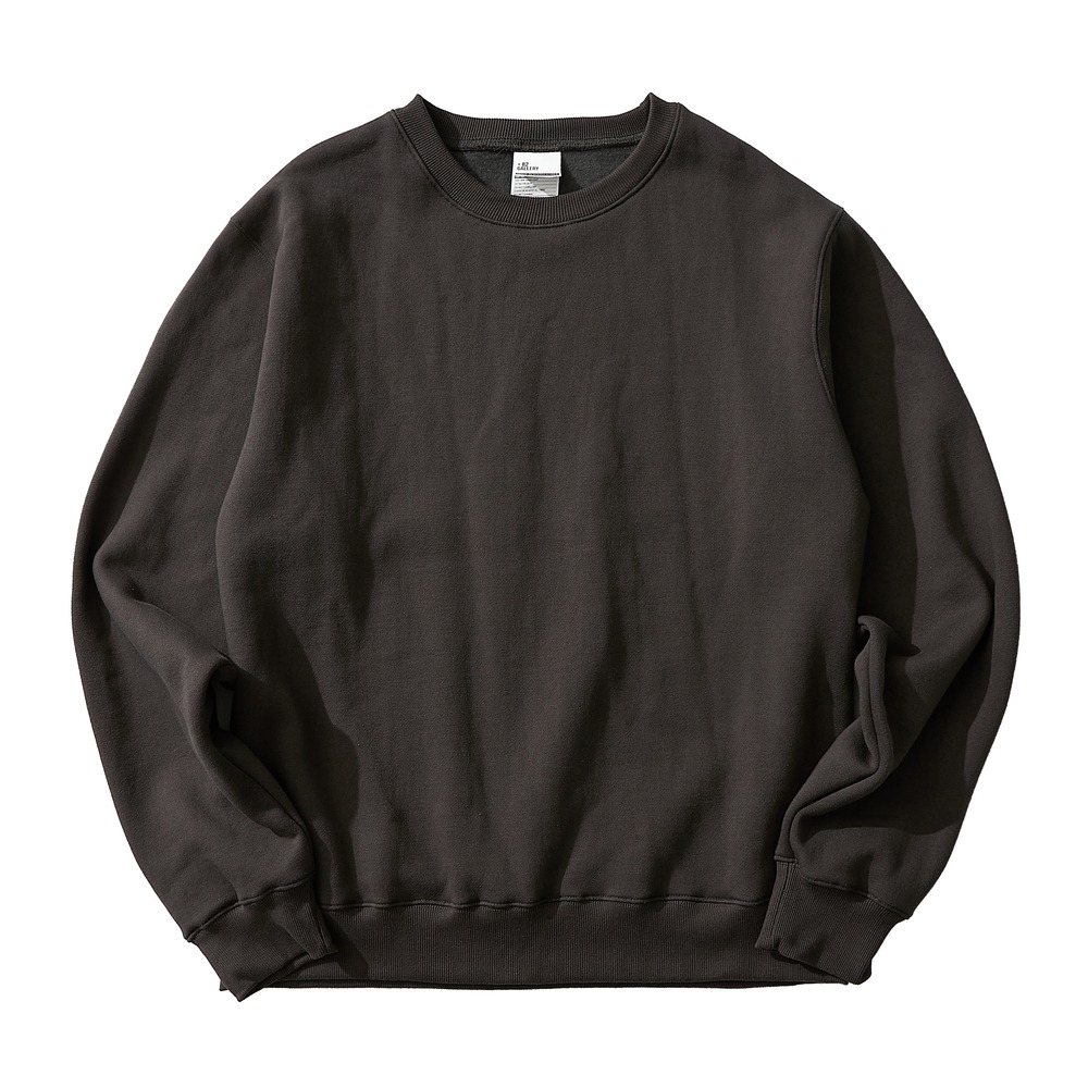 15 Heavy Blend Fleece-lined Charcoal 기모 맨투맨
