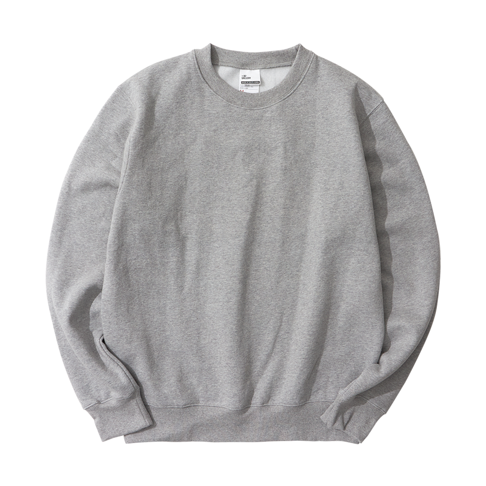 16 Heavy Blend Fleece-lined Grey 기모 맨투맨