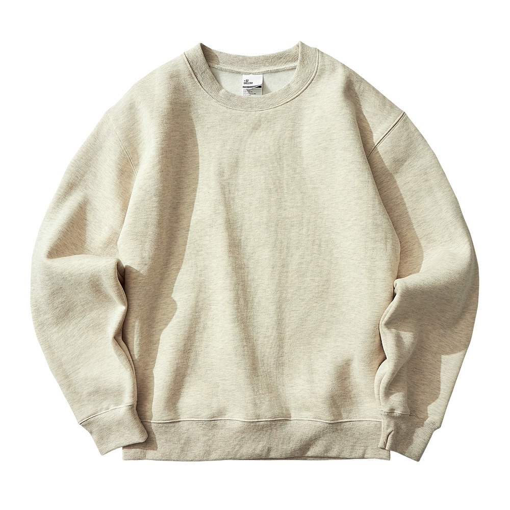 17 Heavy Blend Fleece-lined Oatmeal 기모 맨투맨