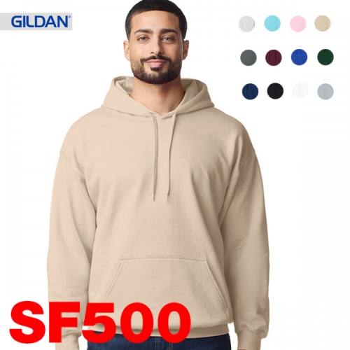 SF500] 길단 소프트스타일 기모후드티 285g  US FIT (12 color)