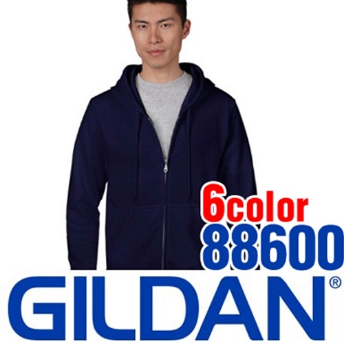 KG-88600 길단집업후드(기모)(285g,Heavy Blend) (6color)