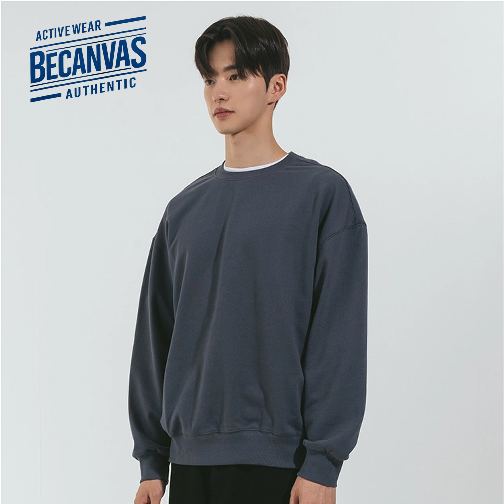 비캔버스 쭈리 오버핏 맨투맨  (7 color)