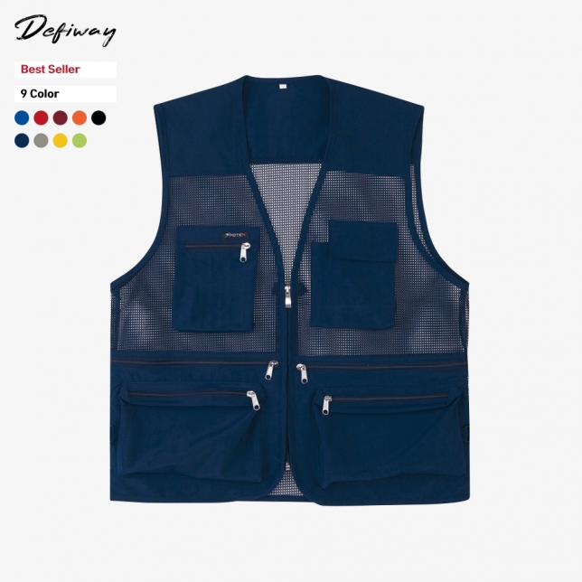 DV 112T/C 망사조끼  : 9COLOR