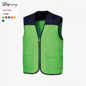 DV 331 T/C배색 조끼 : 6COLOR