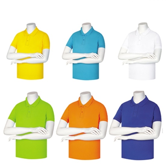KU-1003 30수T/C PK 아동용폴로 반팔_성인/아동(7color)