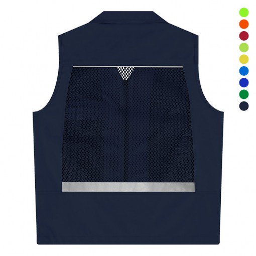 LD363  카라 망사 조끼 (7color)