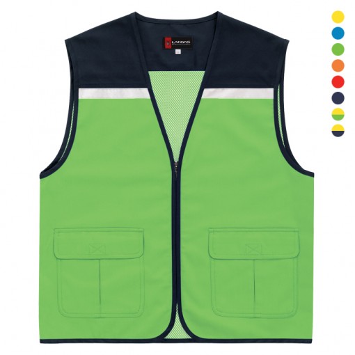 LD23 t/c 반사 마트 조끼 (7color)