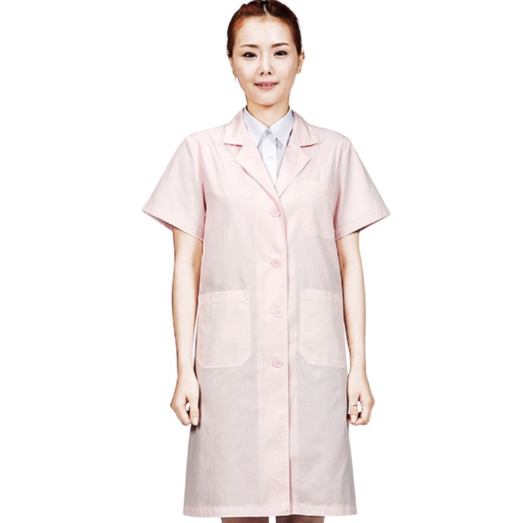 반팔 여성용 영양사&middot;의사가운 /라이트핑크(SSH-931)