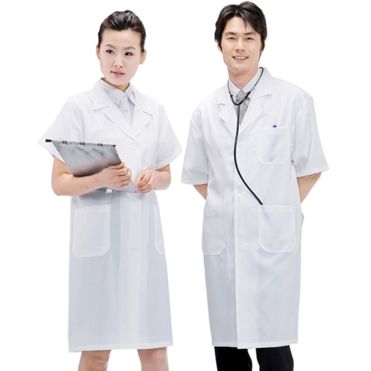 반팔 30수 남여 영양사&middot;의사가운 /화이트(SSH-928,929)